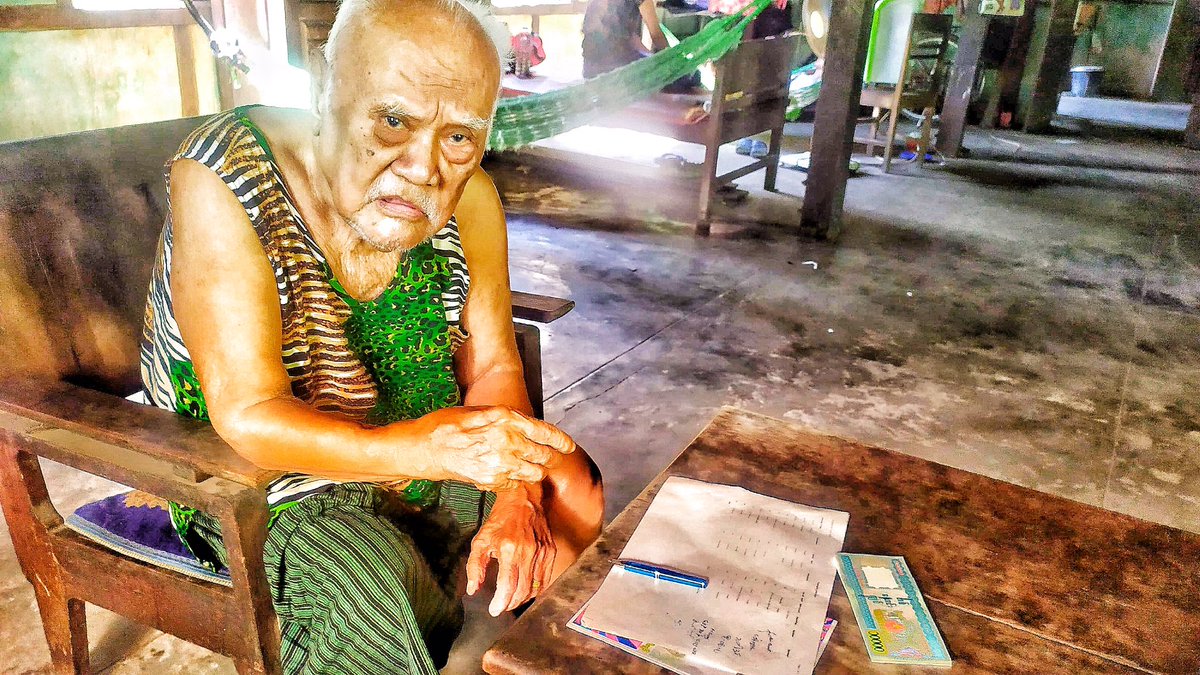 Saw Tha Din receiving a grant from <a href="/H_4_F_A/">Help 4 Forgotten Allies</a>. He fought with <a href="/NorwichSchoolON/">Old Norvicensians</a> Major Hugh Seagrim in the 1940s in #Burma