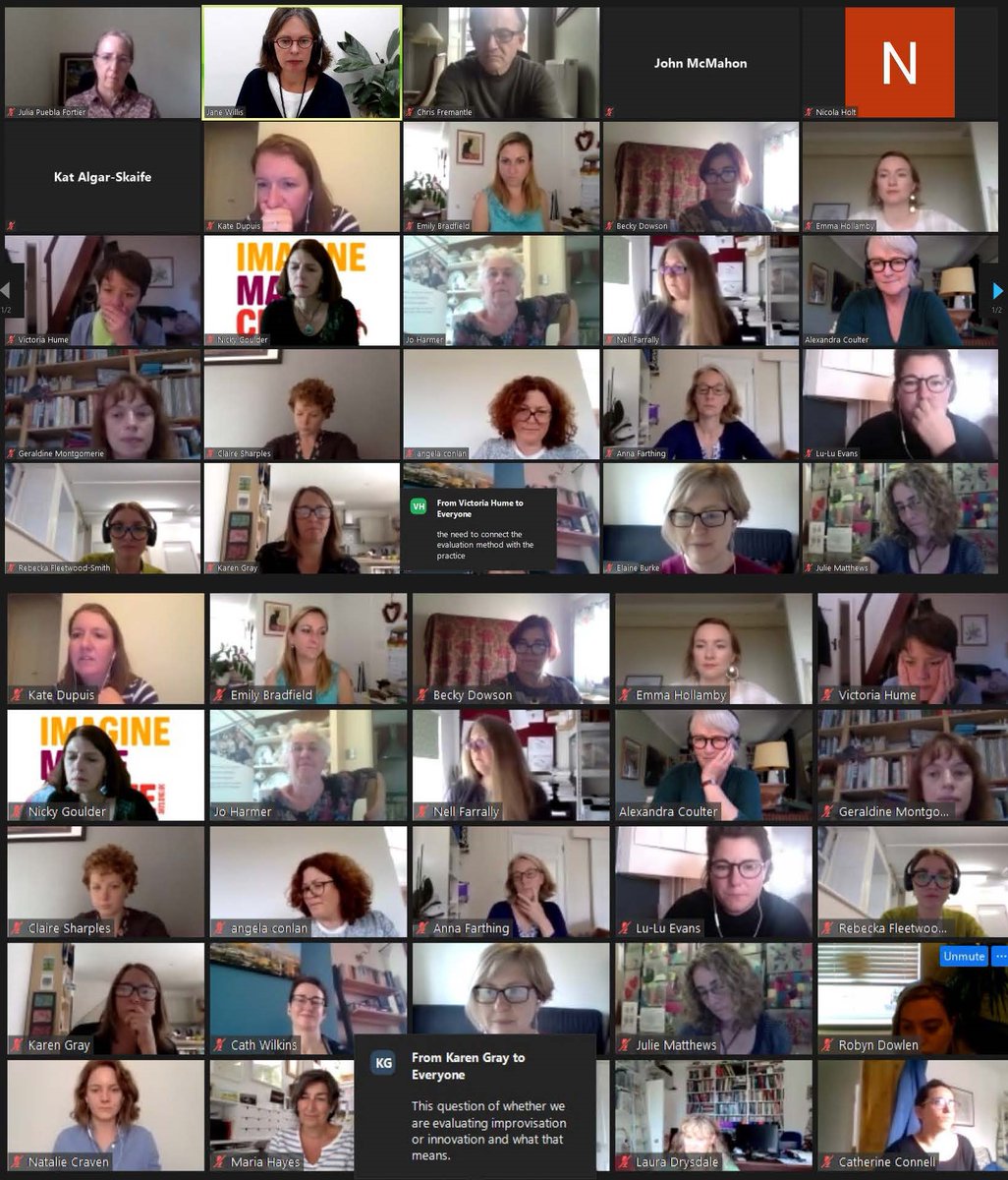 CreativeandCred's tweet photo. Blown away by the depth &amp; breadth of reflection &amp; insight covered in this afternoon's Remote &amp; Online Evaluation meeting. It will be a challenge to write up. Thanks to everyone who took part and especially @kcrgray @WillisNewson for co-creating the event. #creativeandcredible https://t.co/HY2k34NpBr