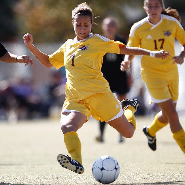 MSUMustangs's tweet photo. TODAY IN HISTORY (9/8/2011): Senior Lindsay Pritchard tallies a goal and assists on two more to lead Midwestern State past Southwest Baptist at Stang Park #StangGang

Story: https://t.co/1kogiTnSgW

Check out all of MSU's Today in History at https://t.co/OjTpWwlmz1 https://t.co/Pi0aGkH7PR