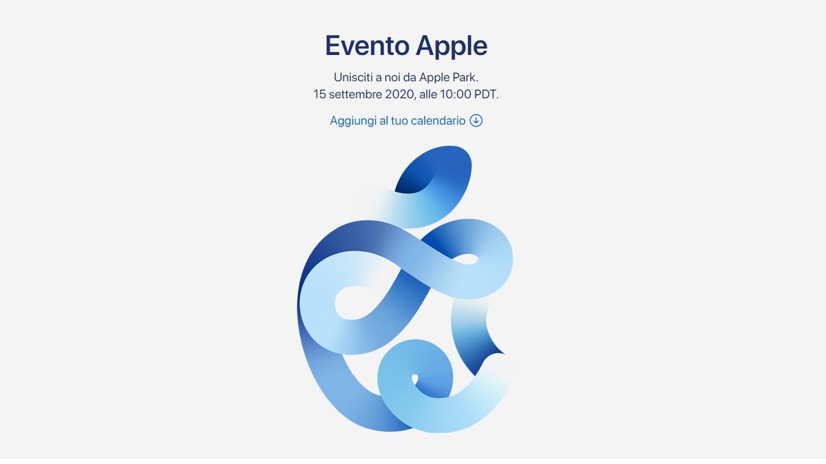 HowToSocial1's tweet image. Ed eccolo qui:
15 Settembre, ore 19:00 italiane 🚀

A quanto pare verranno presentati:
#iPhone12📱
#iPhone12Pro📱
#AppleWatch6 🎈

#AppleEvent
