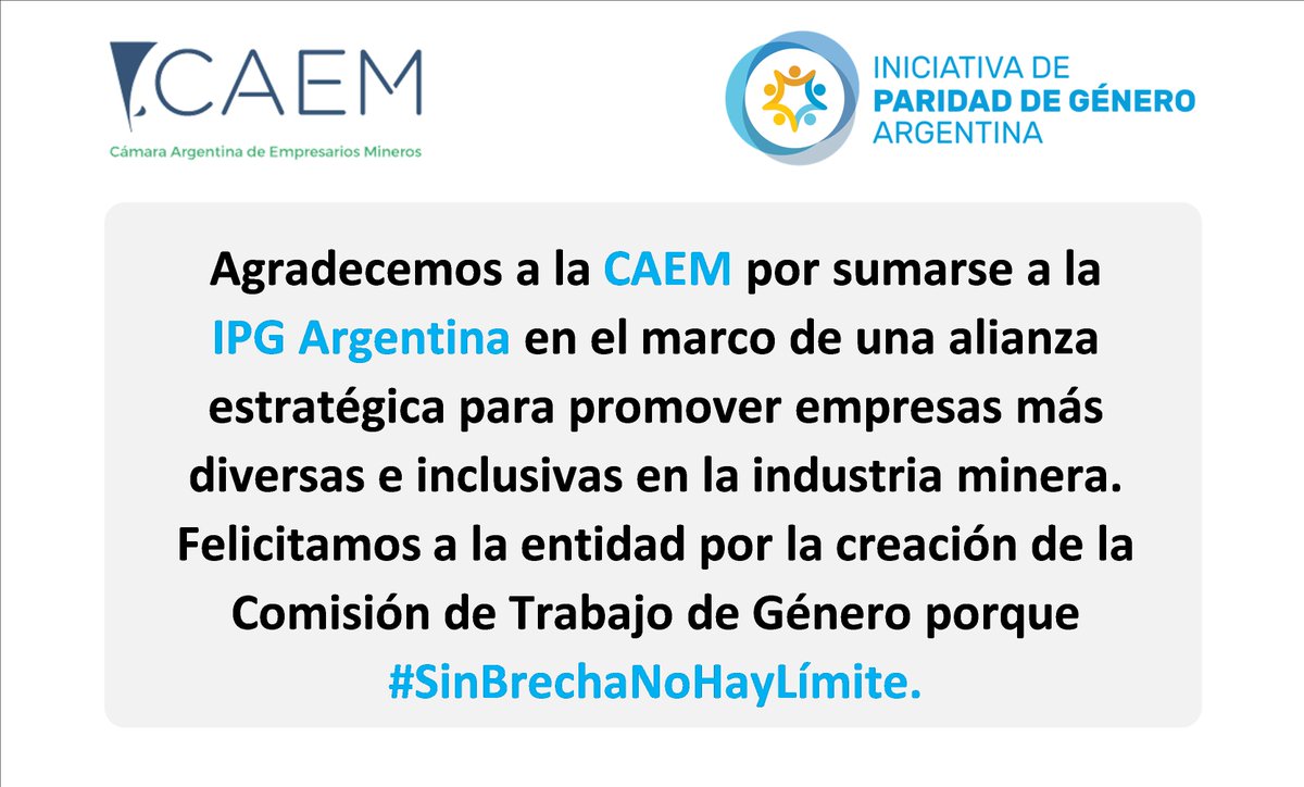 Iniciativa de Paridad de Género Argentina (@ipgargentina) on Twitter photo 