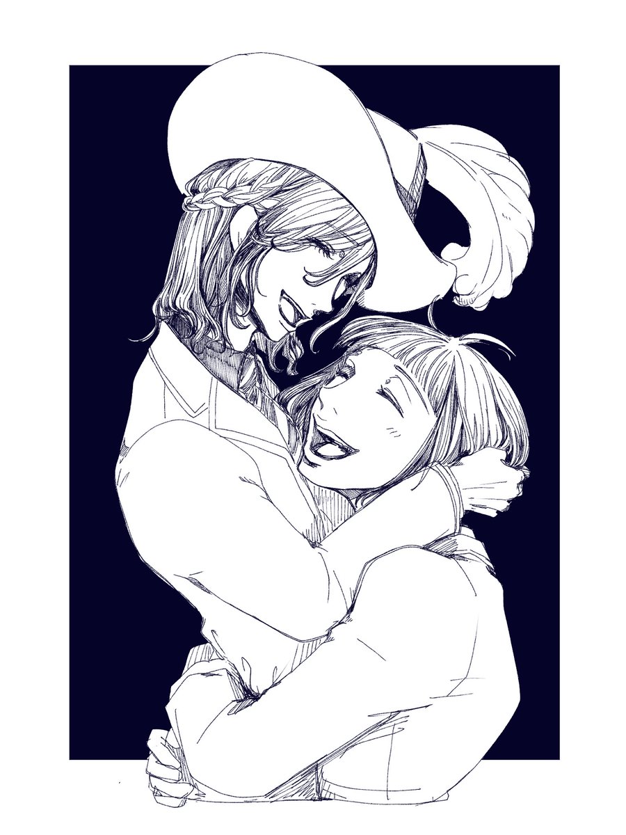 ルクヴィはこういういかにもな少女マンガ絵が似合う。 