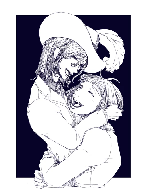 ルクヴィはこういういかにもな少女マンガ絵が似合う。 