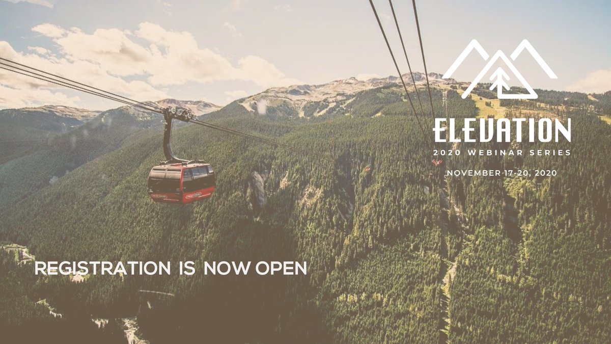 CIP_ICU's tweet photo. Registration is now open for the CIP and @_PIBC national webinar series, @Elevation_2020, Nov. 17-20.
The series will look beyond best practices, leaving you inspired to design innovative solutions for complex planning issues. Will you #Plan2Elevate? https://t.co/4yZSRoB4er https://t.co/stVcjZIydT