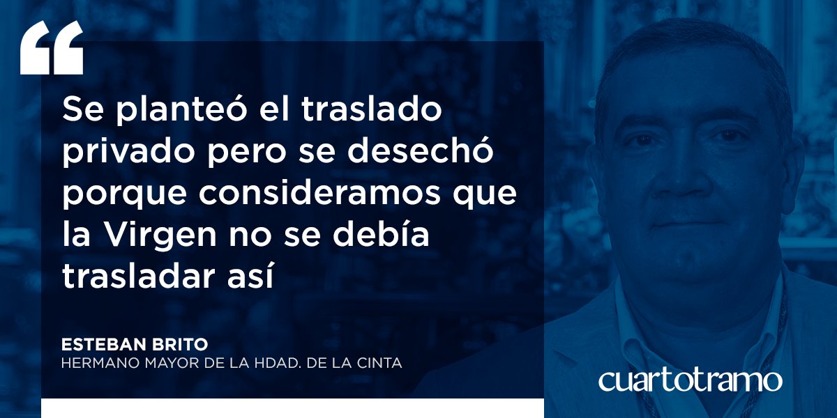 🔴 Entrevista | Esteban Brito: "Una de nuestras asignaturas pendientes será hacer tan cintero a don Santiago como don José, aunque más cintero que don José pocos habrá"

📲 <a href="/jubileocinta/">Ntra Sra de la Cinta</a> #Huelva #Glorias
👉 cuartotramo.com/2020/09/08/est…