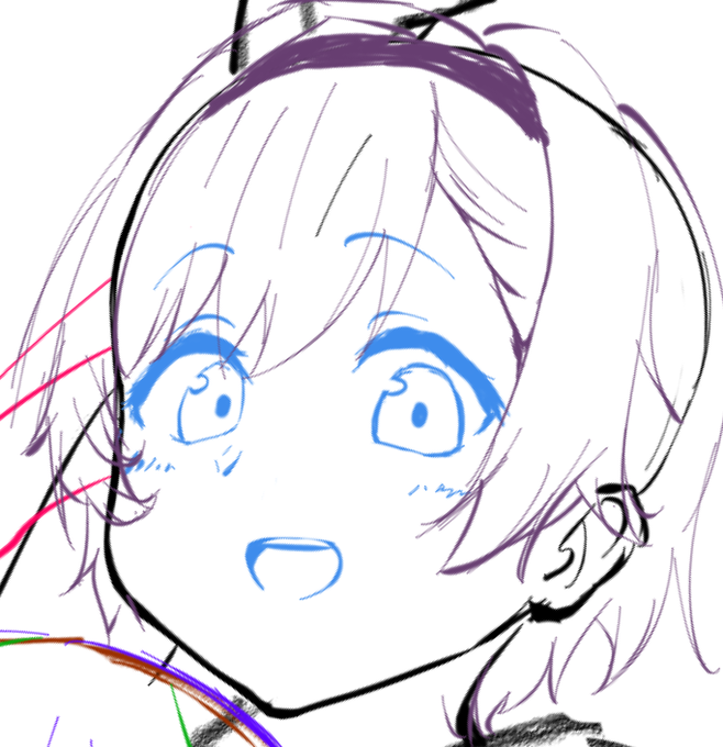 いい感じの顔になりそう☺️ 