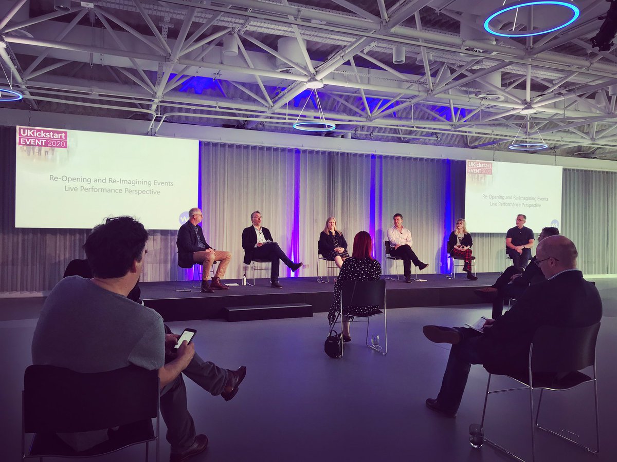 Now underway live from #IlluminateScM the #UKickstart Event live performance panel with @PrivateDrama <a href="/engineno4/">Engine No.4</a> <a href="/musicvenuetrust/">Music Venue Trust</a> <a href="/InsideUVL/">InsideUVL</a> <a href="/BryanRaven/">Raven Bryan Silverio</a> &amp; Power Plan Services