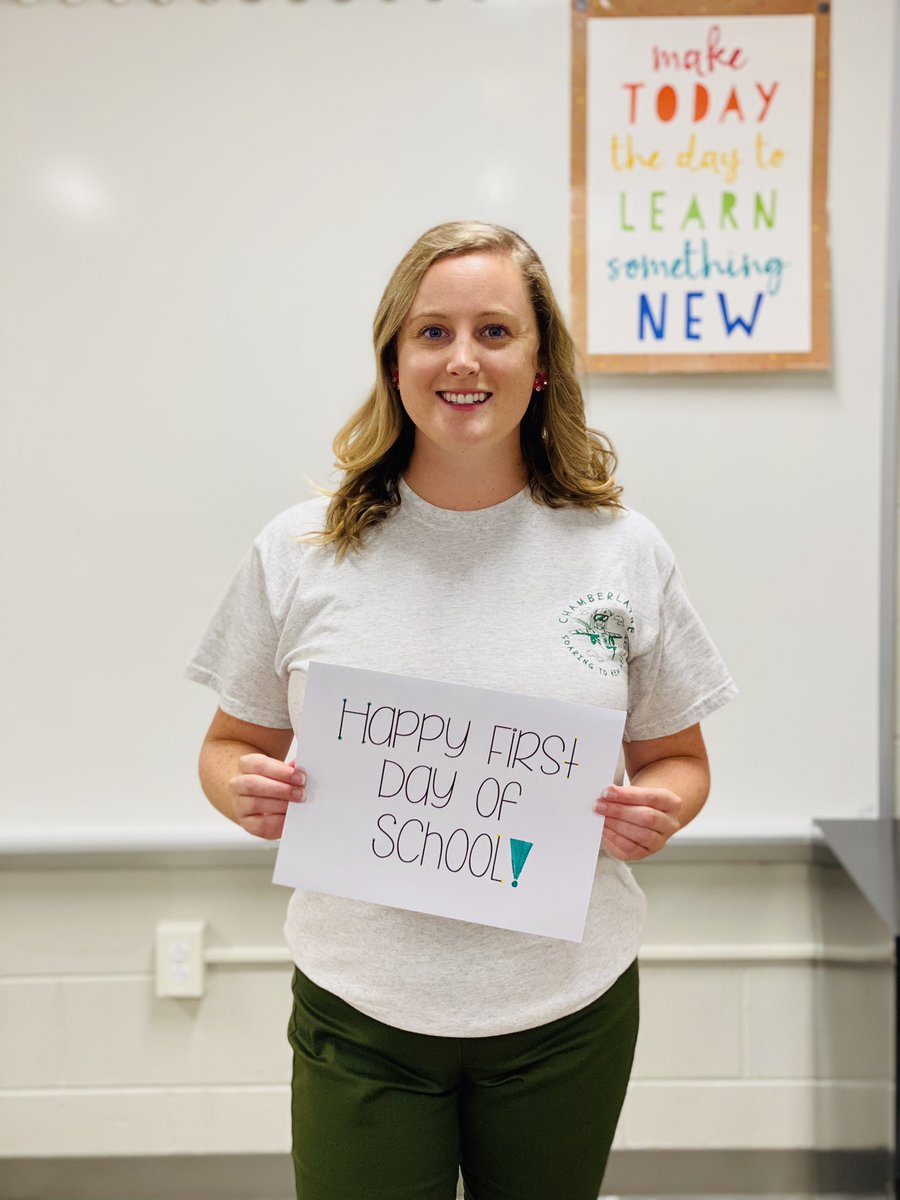 Happy first day of school Bobcats! <a href="/ChamberlayneES/">Chamberlayne Elementary School. Henrico, VA</a>