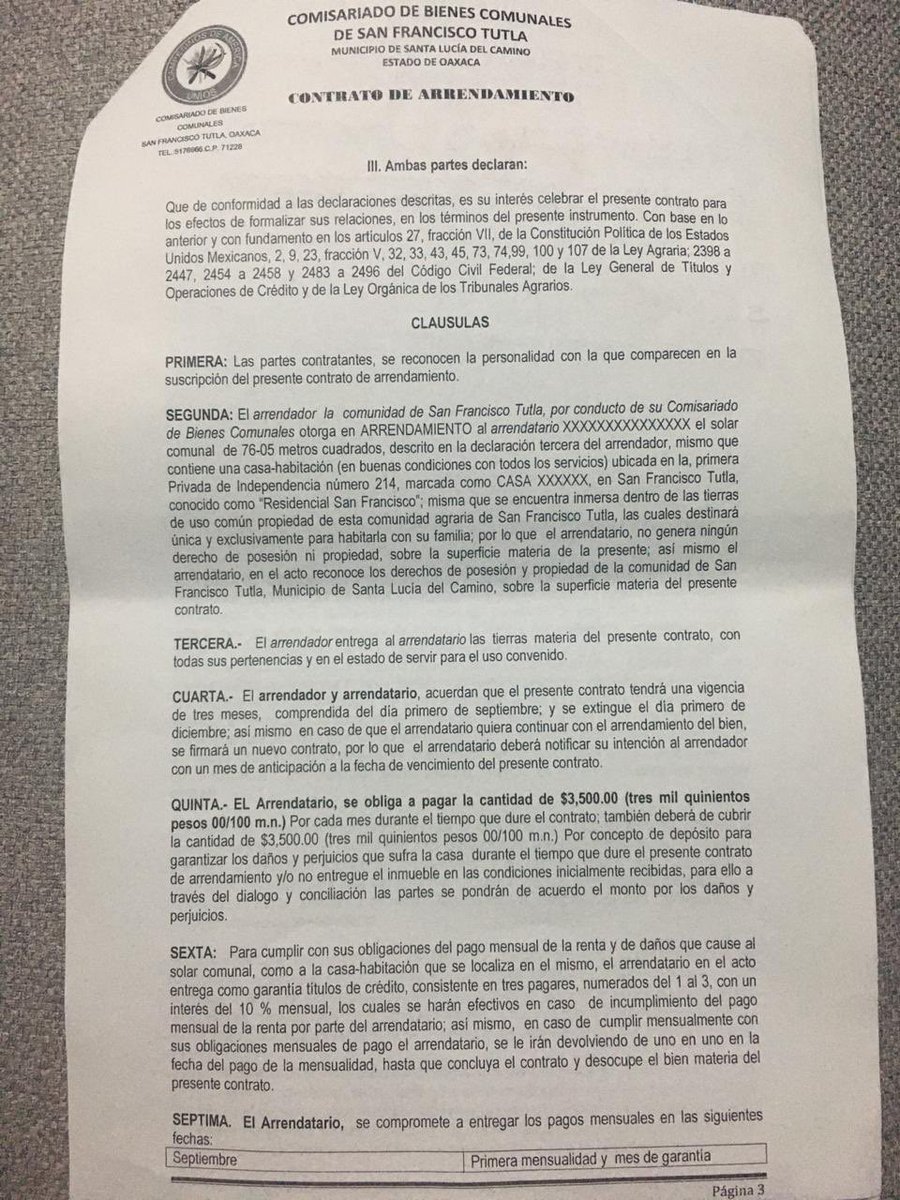 sofyvaldivia's tweet image. 2/2 De $2,500 a $ 3,500, y si nos atrasamos #pagamos de multa $500 más, y #recalcó que ese Residencial no cuenta con agua, hay un #pozo pero ya no tiene agua, todos los que vivimos acá por cuenta propia se #paga pipa de agua, ( 2 pipas mensuales) $400 cada pipa @tsjoaxaca