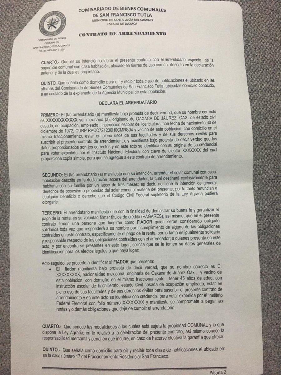sofyvaldivia's tweet image. 2/2 De $2,500 a $ 3,500, y si nos atrasamos #pagamos de multa $500 más, y #recalcó que ese Residencial no cuenta con agua, hay un #pozo pero ya no tiene agua, todos los que vivimos acá por cuenta propia se #paga pipa de agua, ( 2 pipas mensuales) $400 cada pipa @tsjoaxaca