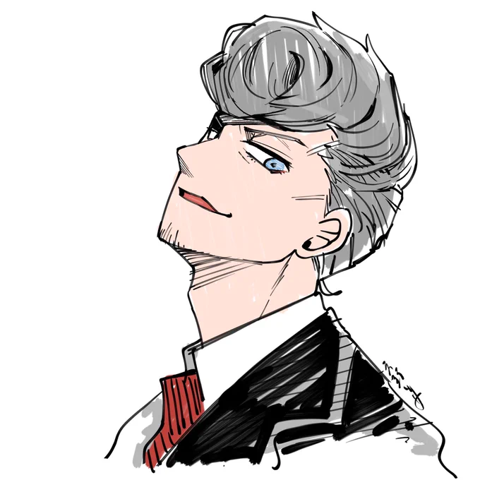 リーゼント全然描けないけど推しは天国獄です 