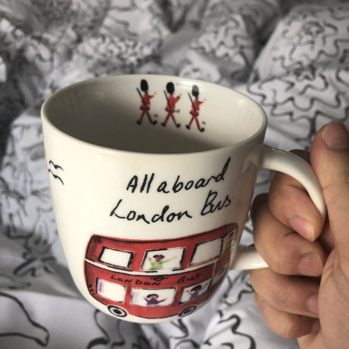 This cup is the last thing I have from my grandmother. It was a gift I had gotten for her when we took a trip to London one year. End of thread I guess. Kinda heavy for this morning, but thank you to everyone who was there for me. I love and appreciate it more than I can say.