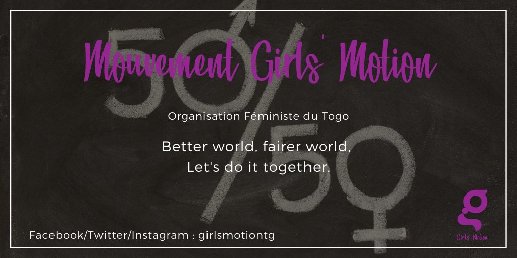 GirlsMotionTg's tweet photo. Il est évident que pour plus d'impact nous ne pouvons embrasser tous les domaines. C'est pourquoi nous en avons choisi 6 et que  nous mettons l'accent sur certains plutôt que d'autres.
Petit à petit nous y arriverons. 😉 
Vous êtes avec nous? 

#OrganisationFeministe https://t.co/TqMulRTWgx