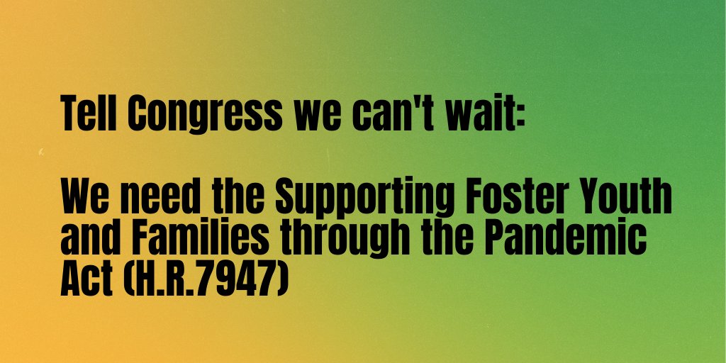 CDFNewYork's tweet photo. **New York Child Advocates** This week Congress will be debating what to include in the next #COVID package; it should include the bipartisan Supporting Foster Youth and Families through the Pandemic Act (HR 7947).
NY delegation: stand with foster youth!
#UpChaffee #ChildWelfare https://t.co/wMFfl90ixT