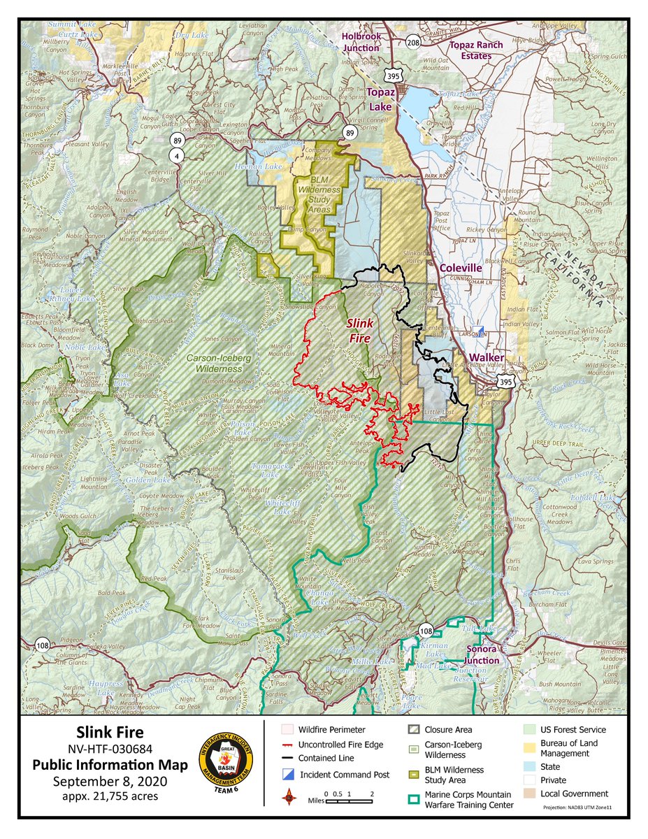 9/8 #SlinkFire Morning Update inciweb.nwcg.gov/incident/7105/