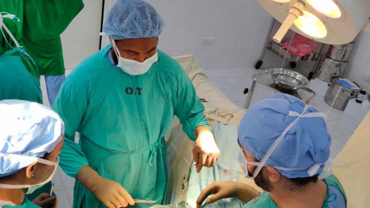 drasmhospital's tweet photo. #Laterjet procedure (a reconstruction surgery of the shoulder joint to treat repeated shoulder dislocation) was done at ASMH. This is a huge achievement for the hospital as this is one of the most complex surgeries in orthopedics and never done before in Maldives.@MoHmv https://t.co/xdqgWp2djG