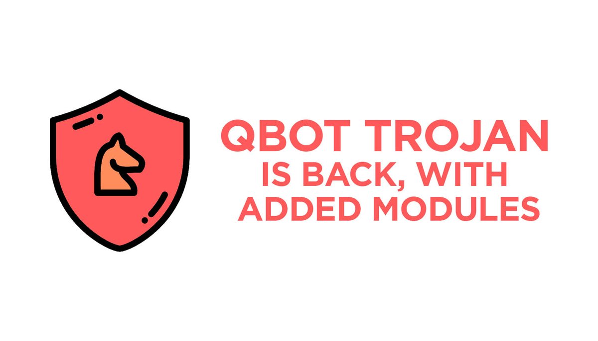 KerberoIT's tweet photo. #Qbot is back! Harvest browsing data, email records, and banking credentials, scrapes RAM, extracts emails related to tax payments, job recruitment, COVID-19. Uploads all to remote server. 5% of all organizations already infected.
#infosec #phishing #ransomware #virus #security https://t.co/bDXXoNB8Nr