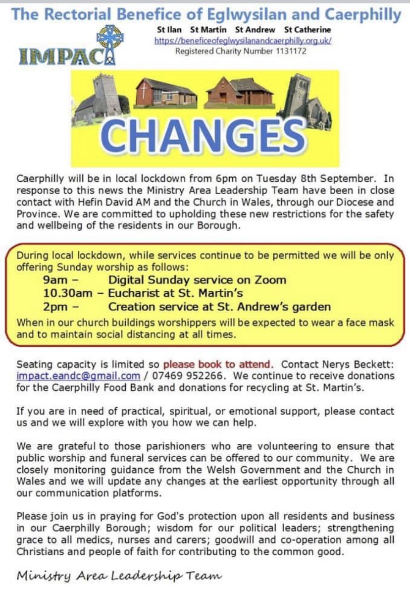 caerphillyabervalley (@eglwyscphilly) on Twitter photo ****IMPORTANT UPDATE****
Concerning our Benefice at this time. <a href="/LlandaffDio/">Llandaff Diocese ✝️🏴</a> <a href="/BishopJuno/">June Osborne</a> ****IMPORTANT UPDATE****
Concerning our Benefice at this time. <a href="/LlandaffDio/">Llandaff Diocese ✝️🏴</a> <a href="/BishopJuno/">June Osborne</a>