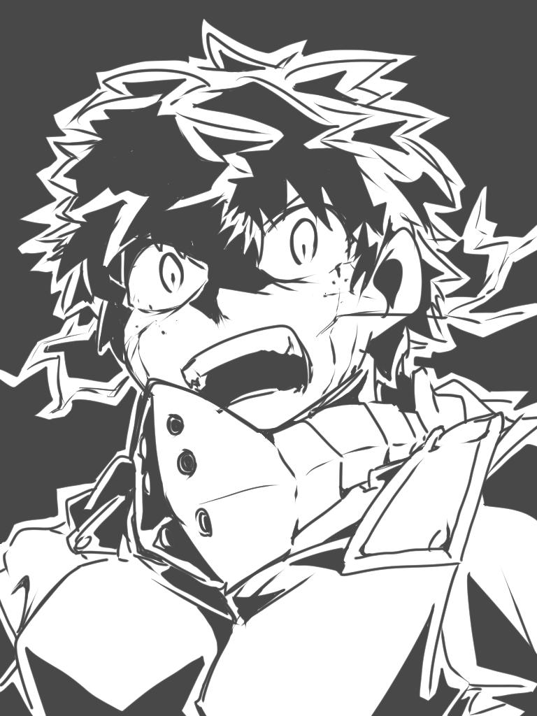 ラクガキ緑谷 