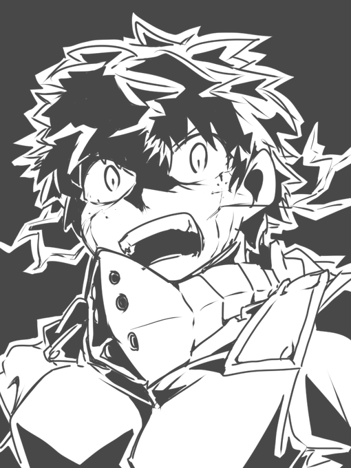 ラクガキ緑谷 
