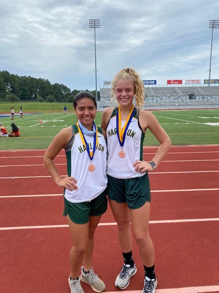 Amber 3rd place and Monica 7th place super proud of these  two it’s a great day to be a wildcat!