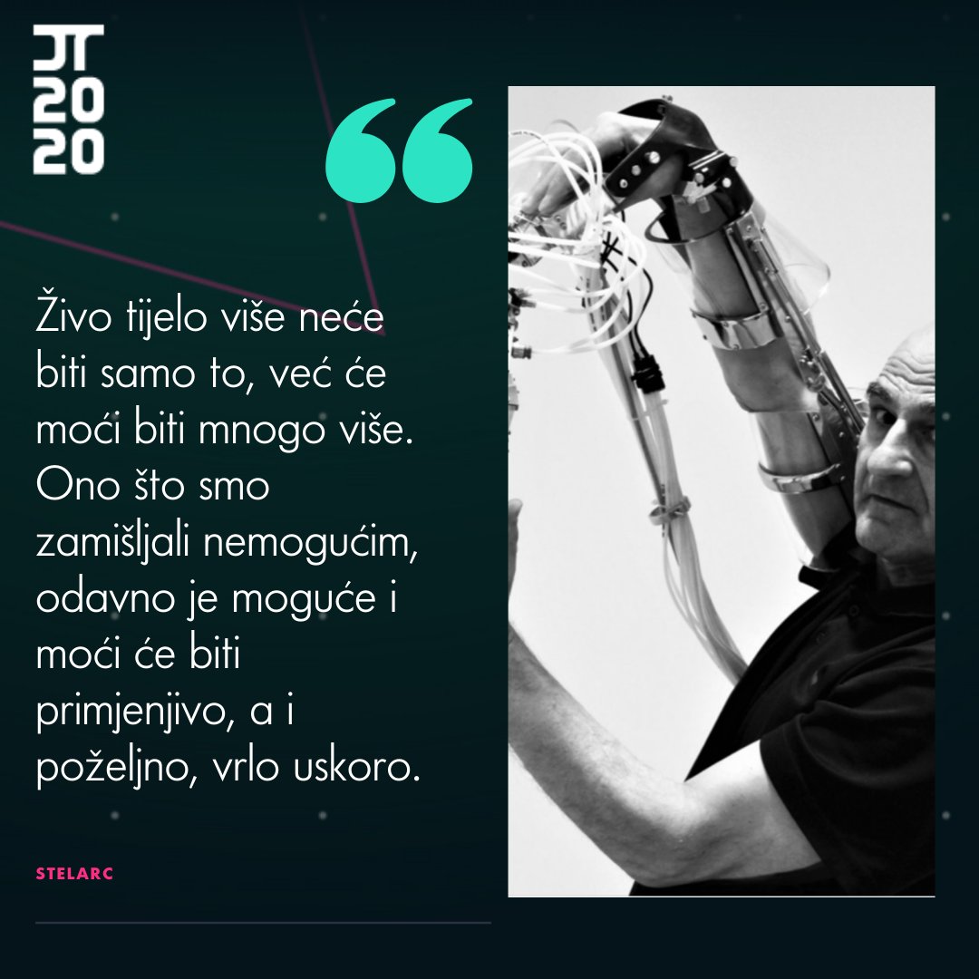telarc, australski umjetnik i performer na Digital Takeoveru predstavio je primjere koji dokazuju kako tehnologija može pomicati nevjerojatne granice.
Više na bit.ly/329DyMh