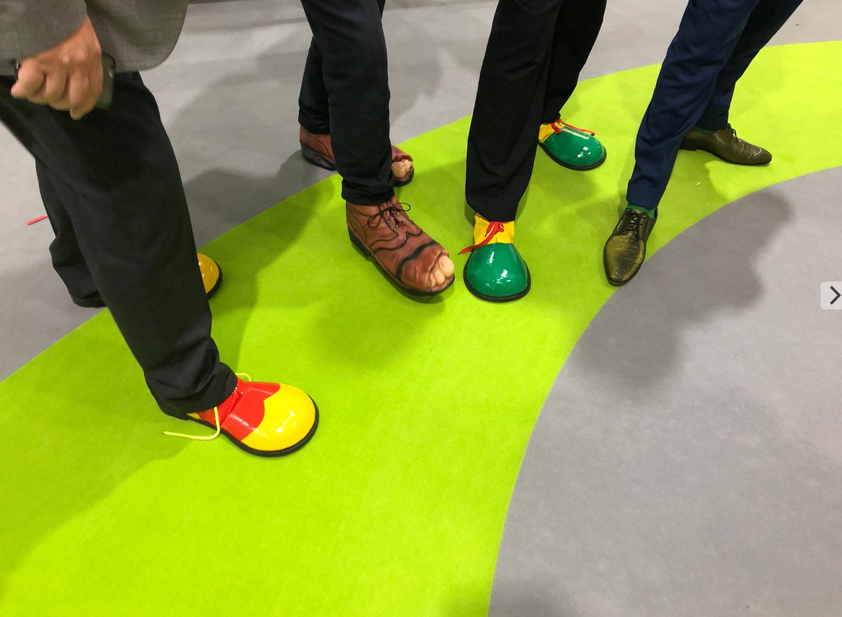 SusieHaldar's tweet photo. Remember last year @nevioncorp ? May be you could tag these folks in! 🤡 #WeMissIBC https://t.co/a8bDyYpBHI