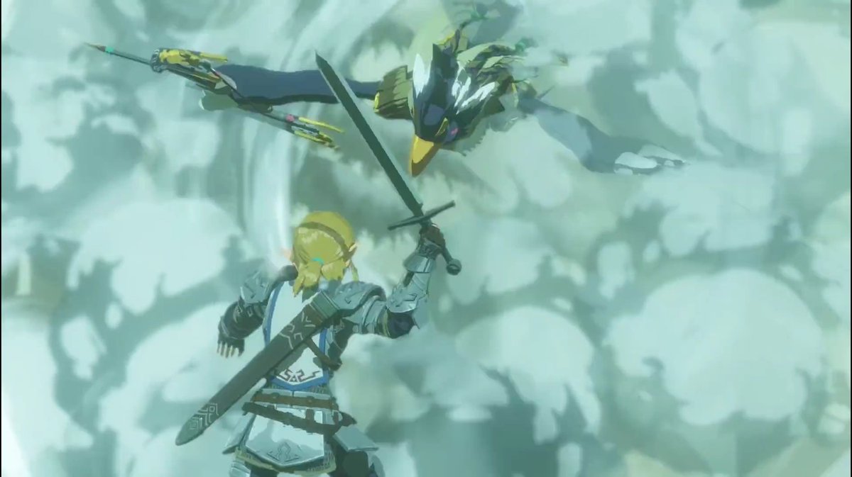 Donc commençons, déjà nous voyons Link sans la Master Sword mais il la tient bien dans l'artwork officiel, ce qui veut dire qu'on aura une cinématique avec la MS mais surtout le jeu ira super loin dans le passé c'est beaucoup trop bien, nous aurons sûrement