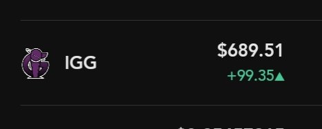 $IGG is showing up on blockfolio as $689 usd right now, Could you imagine!?🛸🌕 @IG_Galaxy @Naeem_IGG #TRON $TRX