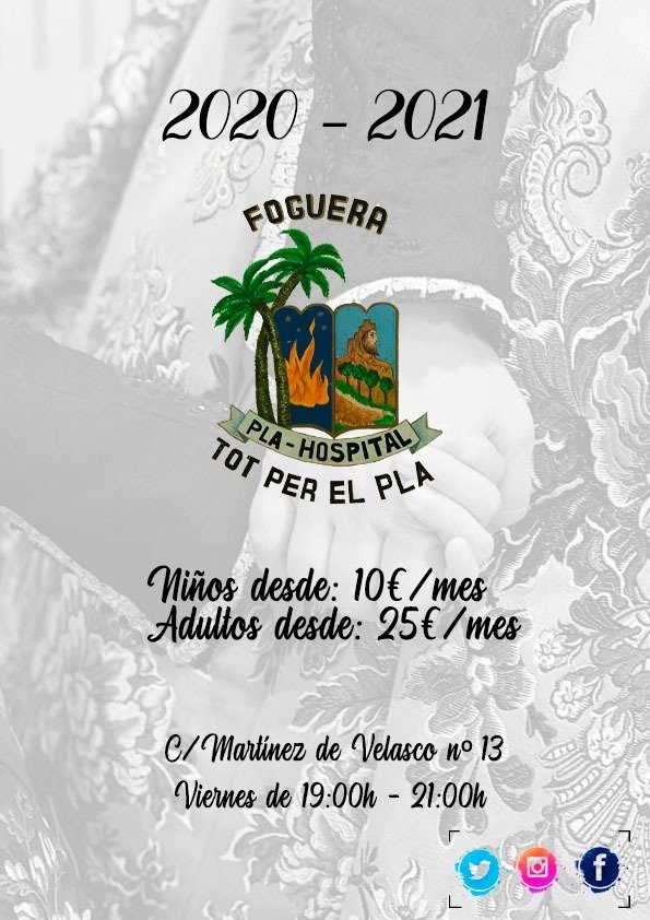Volvemos con las pilas cargadas y nuevas cuotas! No pierdas esta oportunidad y ven a disfrutar a Pla Hospital! #Pla-Hospital #Únete #hogueras #2020