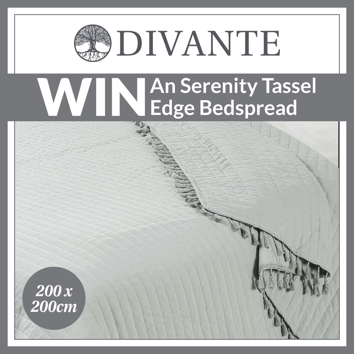 TheRangeUK's tweet photo. 😆 😆 GIVEAWAY 😆 😆 

😍 WIN this gorgeous Serenity tassel edge bedspread in grey! 

➡️ Enter now:
1. Like this post 
2. Retweet 
3. Follow us 

Competition closes midday 11/09/2020. Competition open to UK and ROI residents only. Good Luck! 

#giveaway https://t.co/YS7hPRSYtJ