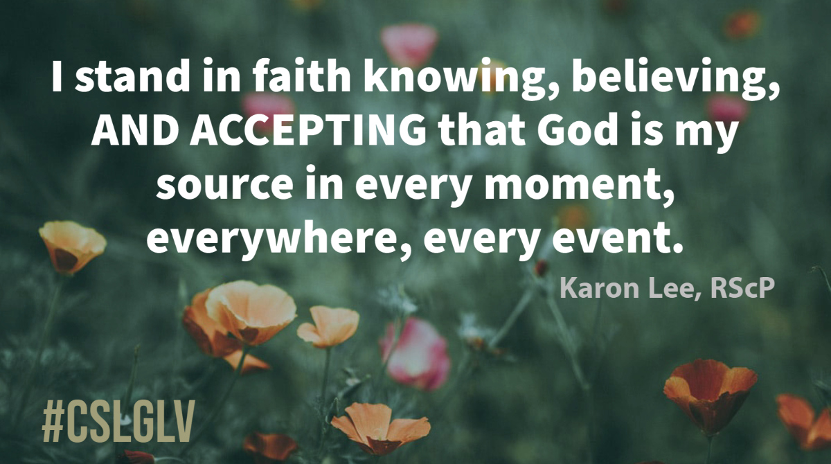 CSLGLV's tweet image. I stand in faith knowing, believing and accepting that God is my source in every moment, everywhere, and every event.  ⁠
⁠
⁠
#csl #wearecsl #cslglv #newthought #spiritualliving #newthoughtmovement #agape #oneness #practitioner #affirmations #education #love #gratitude