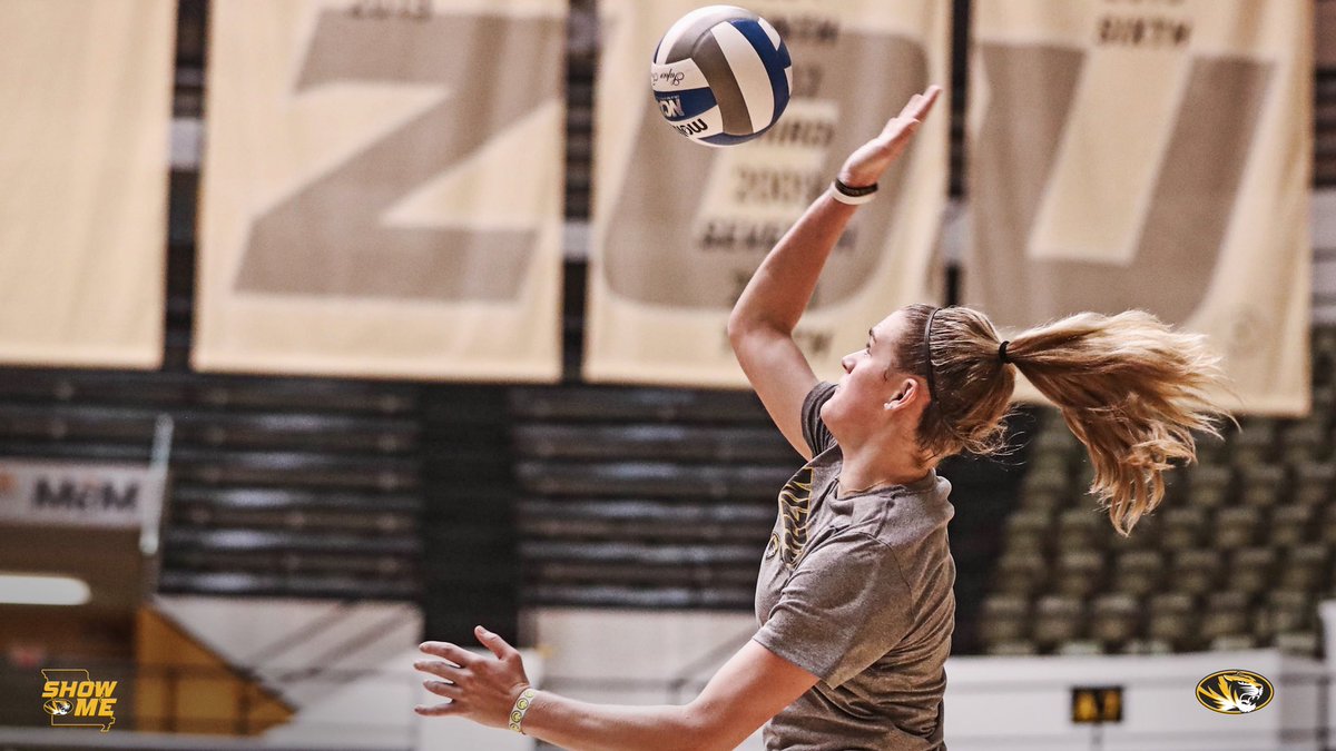 MizzouVB's tweet photo. New week, same #Mizzou championship mindset at Hearnes 😤

#MIZ | #ShowMe 🐯🏐 https://t.co/L7oXgSpy3Y