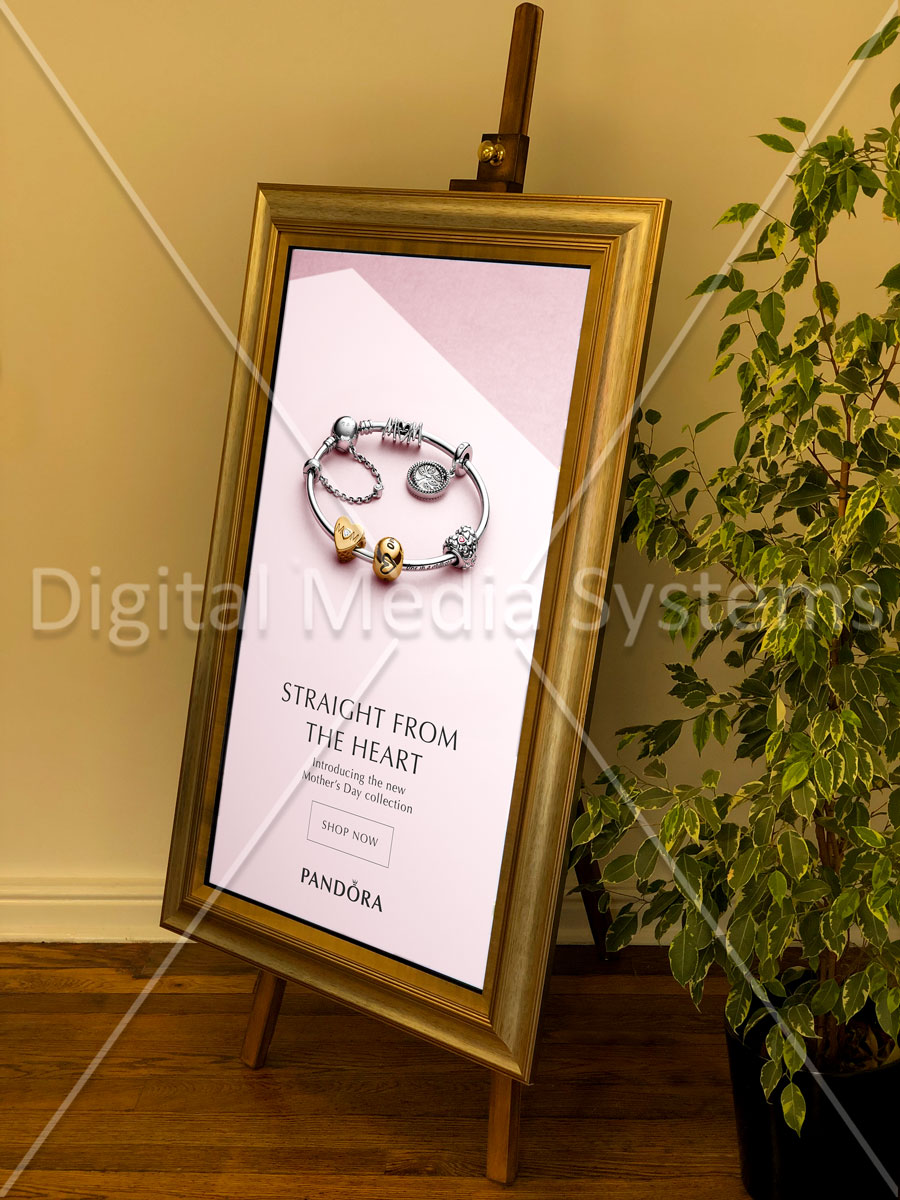 digitalmediasys's tweet photo. Designed for retail stores, hotels and boutiques, our bespoke digital easel provides a unique and elegant marketing platform suitable for many applications including window displays. Contact us for details 01484 588895 #luxuryretail #Belgravia #London #Mayfair #hotel #digital https://t.co/vFjbm4Lw69