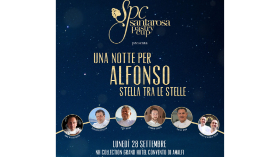 guyot_media's tweet photo. Il Santarosa Pastry Cup ricorda il Maestro Pepe con “Una Notte per Alfonso…Stella tra le Stelle” https://t.co/YhA9XvEjhq https://t.co/bQSm0a4hYf