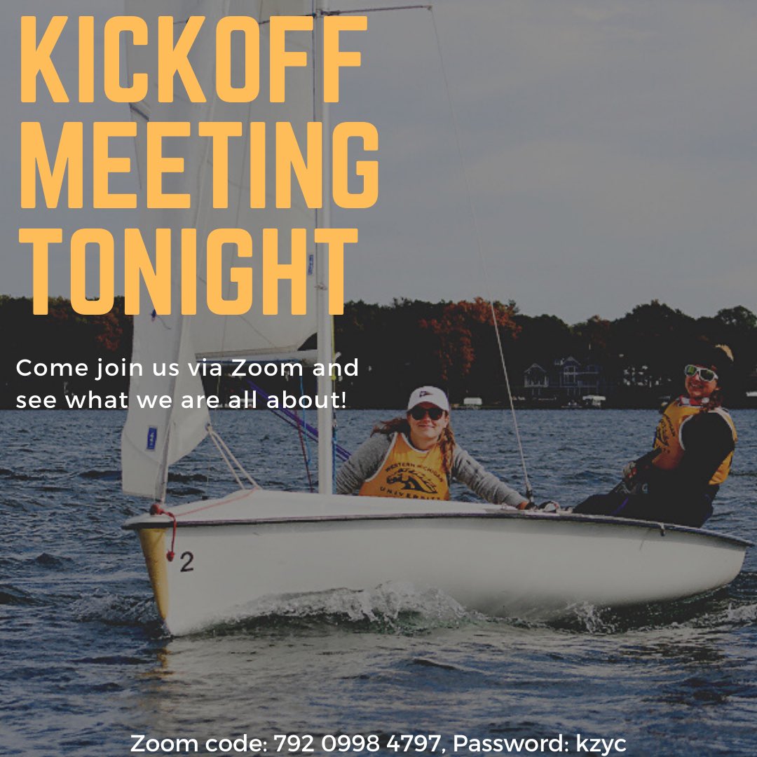 SailWMU's tweet photo. Come join us on zoom tonight! https://t.co/e83K0fWUzt