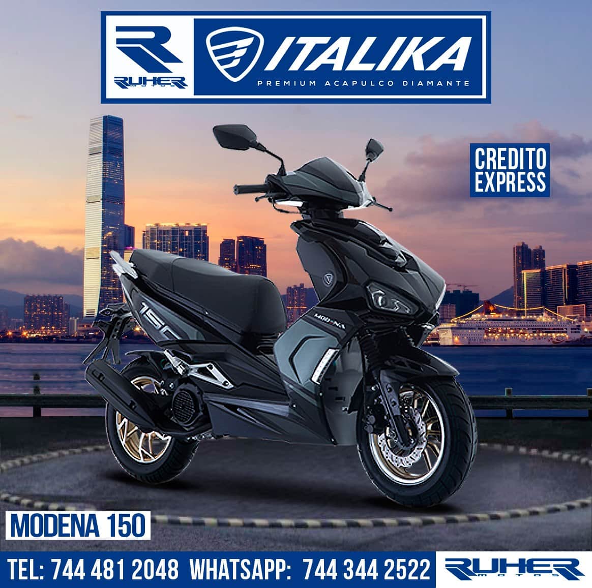 RUHERMOTOS's tweet photo. ITALIKA PREMIUM ACAPULCO DIAMANTE FINANCIAMIENTO//SERVICIO Y TODO LO QUE NECESITAS PARA RODAR LIBRE Y CON SEGURIDAD!! RUHER MOTOS https://t.co/Whstii3fwk