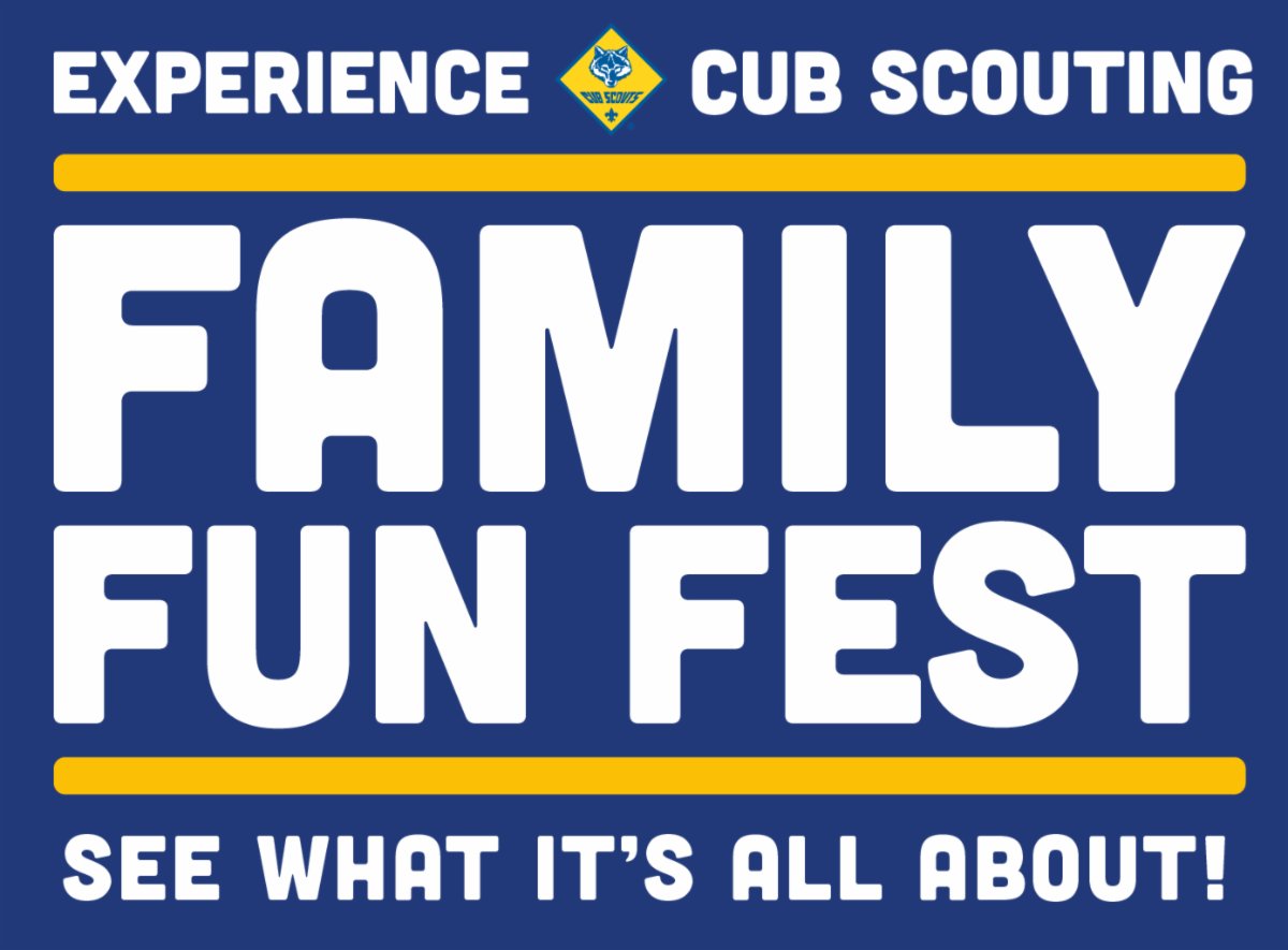 lvacboyscouts's tweet photo. Invite all your friends to be a part of the Cub Scouts and join in on the Family Fun Fest this weekend. https://t.co/oMsZ7PFgKB https://t.co/f66a9Q89GG
