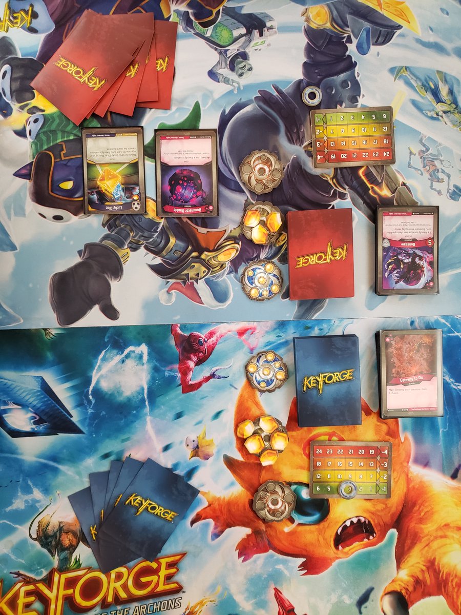 FFGOP's tweet photo. #OPPlays Keyforge
Players Forge Key
Call Saurian
Play Gladinodontus
Grimlocus
Pass

OP Forges Key
Calls Dis
Plays Control the Weak, Players must choose house Saurian next round
Control The Weak, no additional card effect just aember gain
Gateway to Dis
Pass https://t.co/xHSmKZKiMo