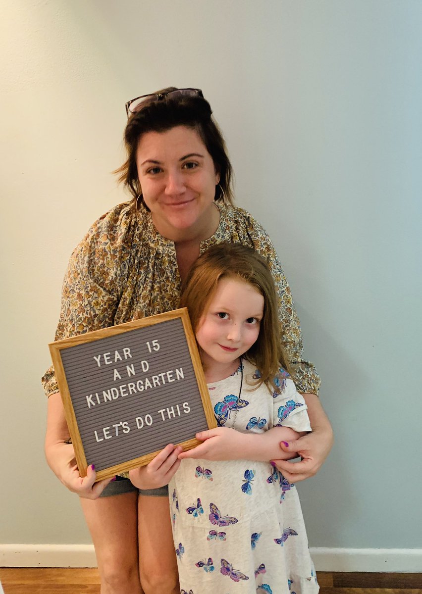 KristenOBrien1's tweet photo. Year 15 and kindergarten! We got this! @Hall_Pride https://t.co/H0PG6e1TWA