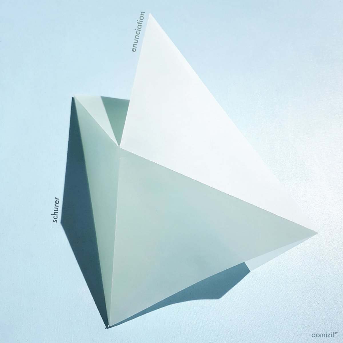 New release on domizil: Bernd Schurer - Enunciation, soon on all streaming platforms!

domizil.ch/schurer.html