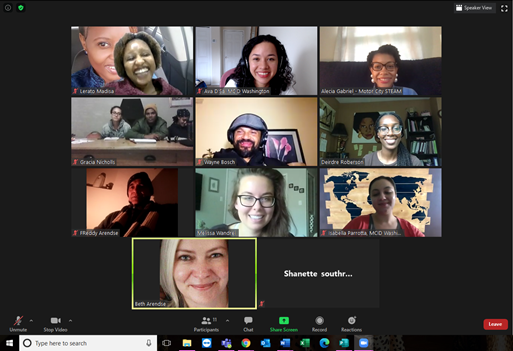 GlobalTiesDet's tweet photo. Truly inspiring to see South Africa and Detroit STEAM leaders and innovators come together! Through @MCIDWashington & @StateIVLP, Motor City STEAM and the Tshwane School of Music met to discuss the impact of integrating creativity and arts into STEAM education 🇿🇦#localmeetsglobal https://t.co/31f9pSVqTl
