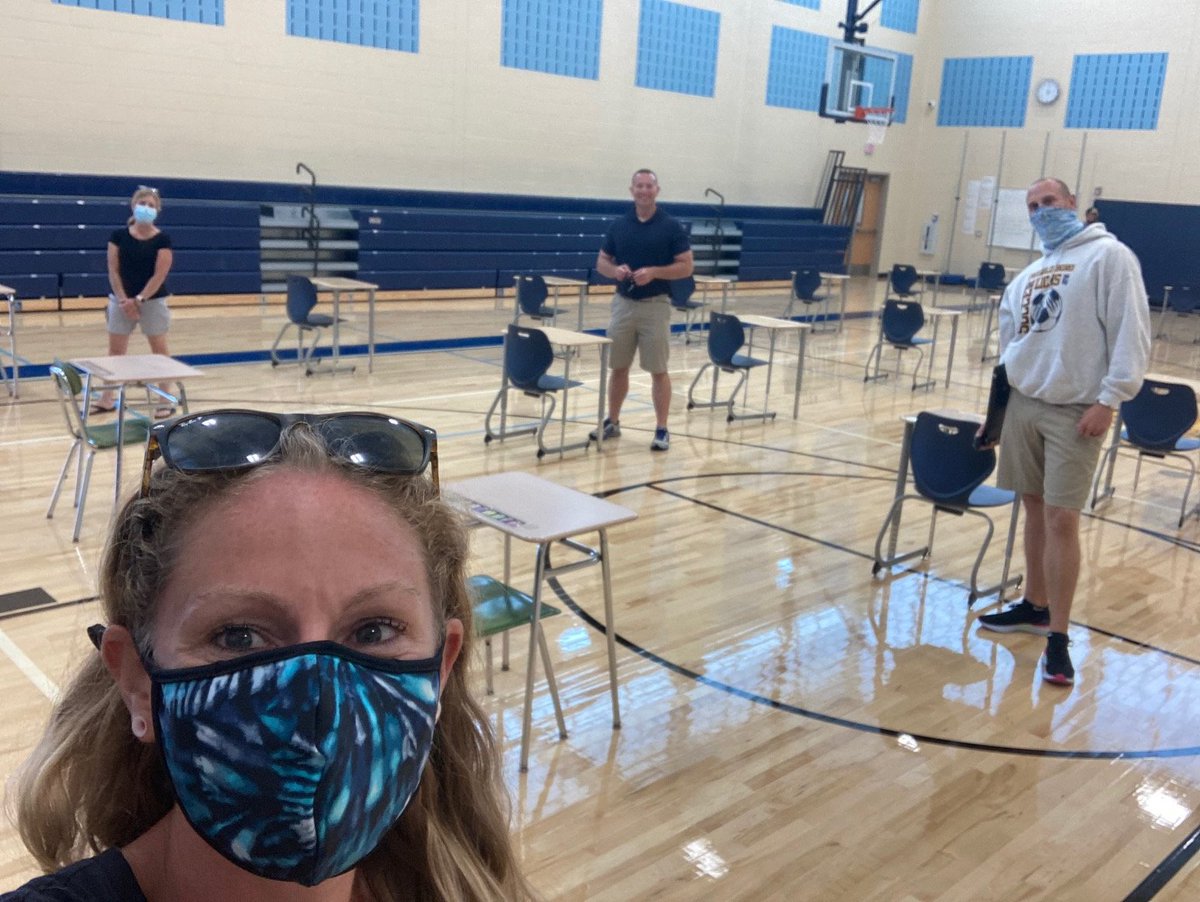 the PE department is for the first day of school!
