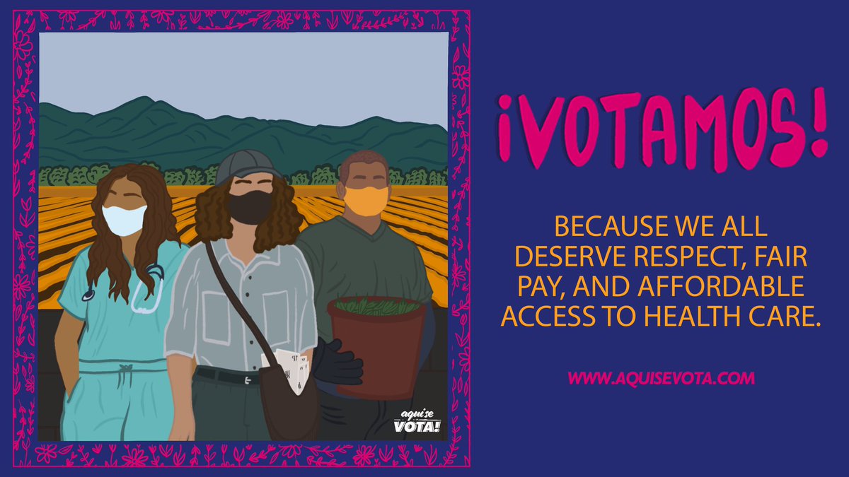 aquisevotaaz's tweet photo. Este año usamos nuestros votos para siguir la lucha! Everything is on the line this November. Have you registered to vote? Have you helped your family register? Unite con Aquí Se Vota: https://t.co/dtjhY0albV https://t.co/m3tBcBYxuq