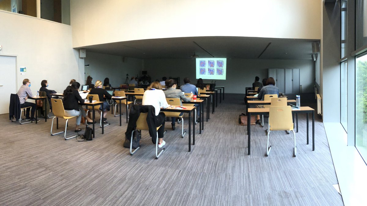 janfmVI's tweet photo. 👉 Full house again -
#FOODSIM International Conference on Simulation in Food & Nutrition, Day -
insightful ànd timely #keynote talk by @HeriotWattUni Prof. Gavin Gibson:
“The role of Stochastic Models in controlling #costEpidemics in Food-Production Systems”
#pandemic #Epidemic https://t.co/MLHuvNo0zQ