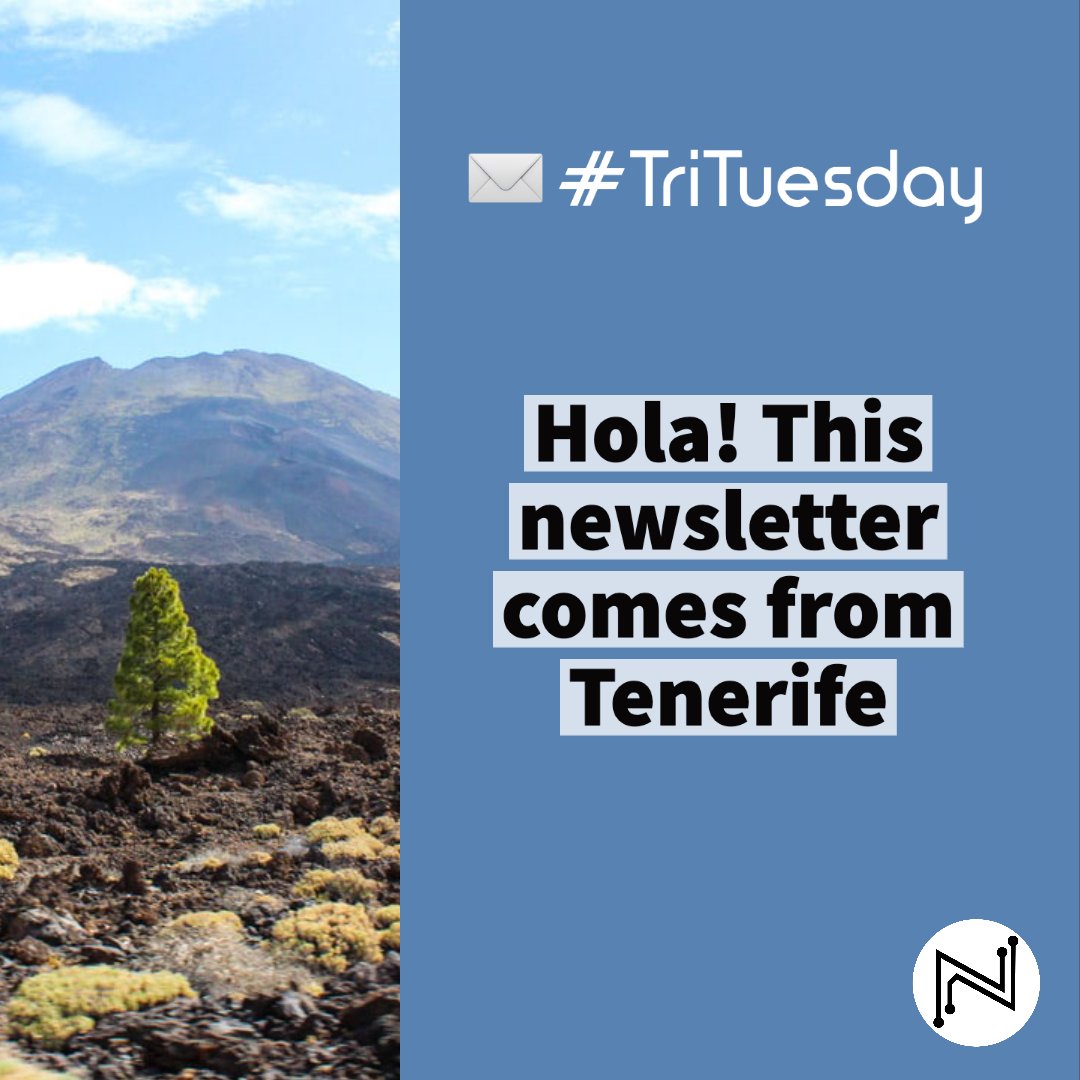 nerdontour's tweet photo. 🇪🇸 Hola! This newsletter comes from Tenerife #TriTuesday - https://t.co/3aydD70DxS https://t.co/TFRpUS31Ip