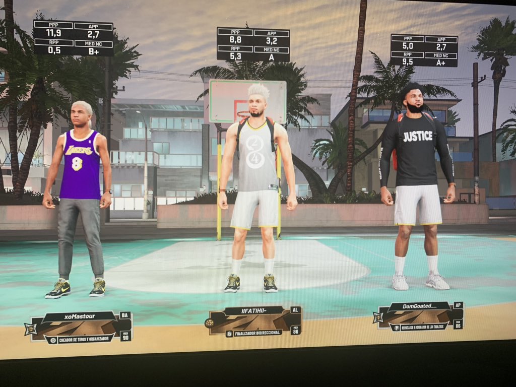 Nuestros chicos se han ido encontrando a estos jugadores durante estos últimos días, que os parece?
Nos sacaban una media de 10 ptos por posición más o menos y aún así les hemos plantado cara.