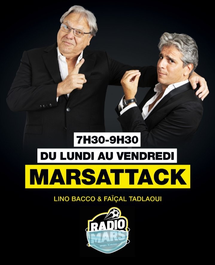 Lino Bacco (@linobacco) on Twitter photo Quoi de neuf ? A vrai dire j'hésitais entre prolonger stand-by et comeback. Chers followers, c'est décidé : je reviens! Quelle meilleure occasion de vous retrouver sur <a href="/RADIOMARSma/">RADIOMARS OFFICIEL</a> qu'un <a href="/marsattackmaroc/">Mars Attack</a> relooké avec <a href="/FTadlaoui/">Faïçal Tadlaoui</a> Quoi de neuf ? A vrai dire j'hésitais entre prolonger stand-by et comeback. Chers followers, c'est décidé : je reviens! Quelle meilleure occasion de vous retrouver sur <a href="/RADIOMARSma/">RADIOMARS OFFICIEL</a> qu'un <a href="/marsattackmaroc/">Mars Attack</a> relooké avec <a href="/FTadlaoui/">Faïçal Tadlaoui</a>