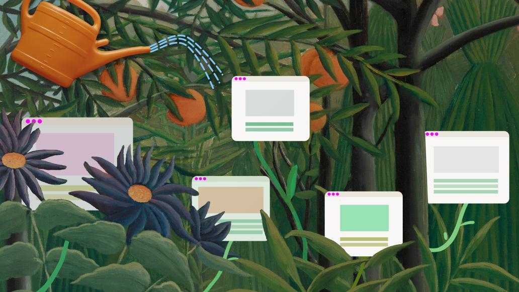 “Digital gardens” have quietly taken the nerdier corners of the internet by storm. They’re more collage-like and artsy, in the vein of Tumblr and Myspace—less predictable and formatted than Facebook and Twitter.  bit.ly/3brvfyp