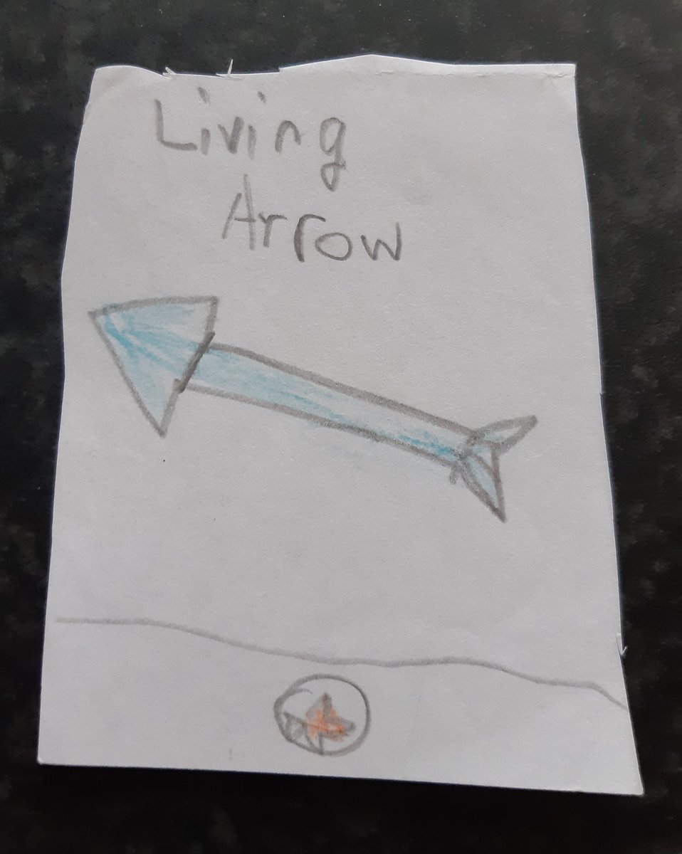 Day 32: Today we have "Living Arrow". I don't remember much about this one but I definitely remember whether it was a wide card or not.It wasn't.Then why did I make a version that was so damn wiiiiide???I also made one with the right height/width so I knew how it should look.